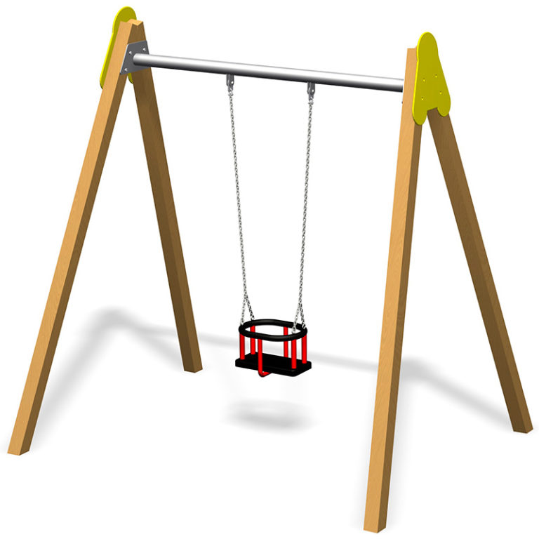 Individual Bucket Baby Swing Set Equipment for Urban Environment