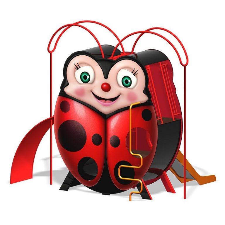 Ladybug Playground with slide – Equipment for Urban Environment