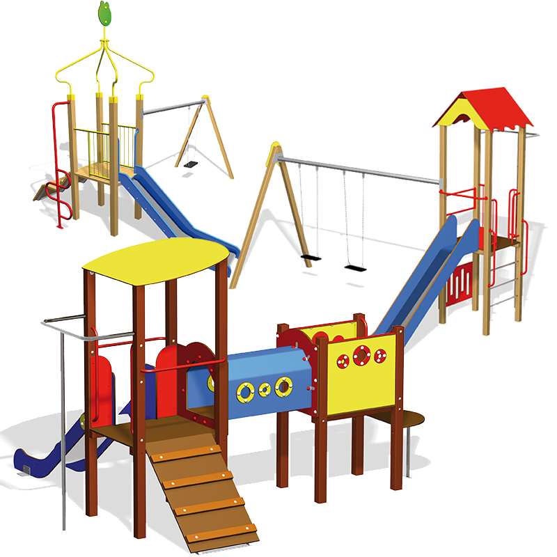 Juegos Infantiles para Parques Públicos y Exterior